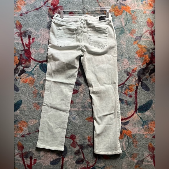 Dear John Light Blue Playback Cuffed Chopped Straight Leg Jeans - Picture 3 of 10